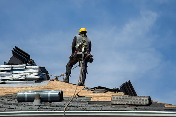 Professional Flat Roof Repair technician working in Randolph, AL
